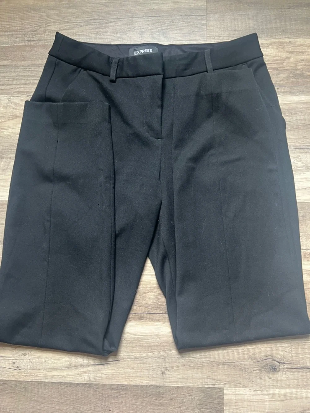 Express columnist ankle mid rise dress pant. 4R. Excellent condition. Black. - Picture 4 of 4